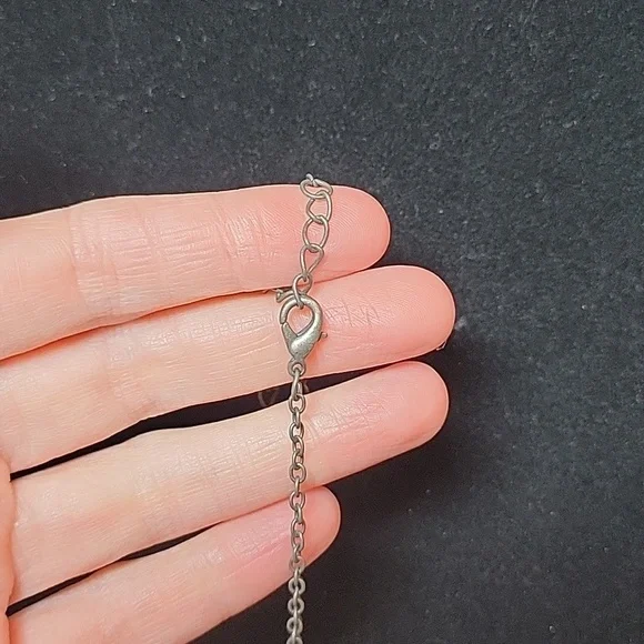 Owl Pendant Necklace in Silver Tone - Picture 5 of 6